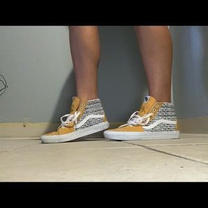 Limited edition Yellow vans